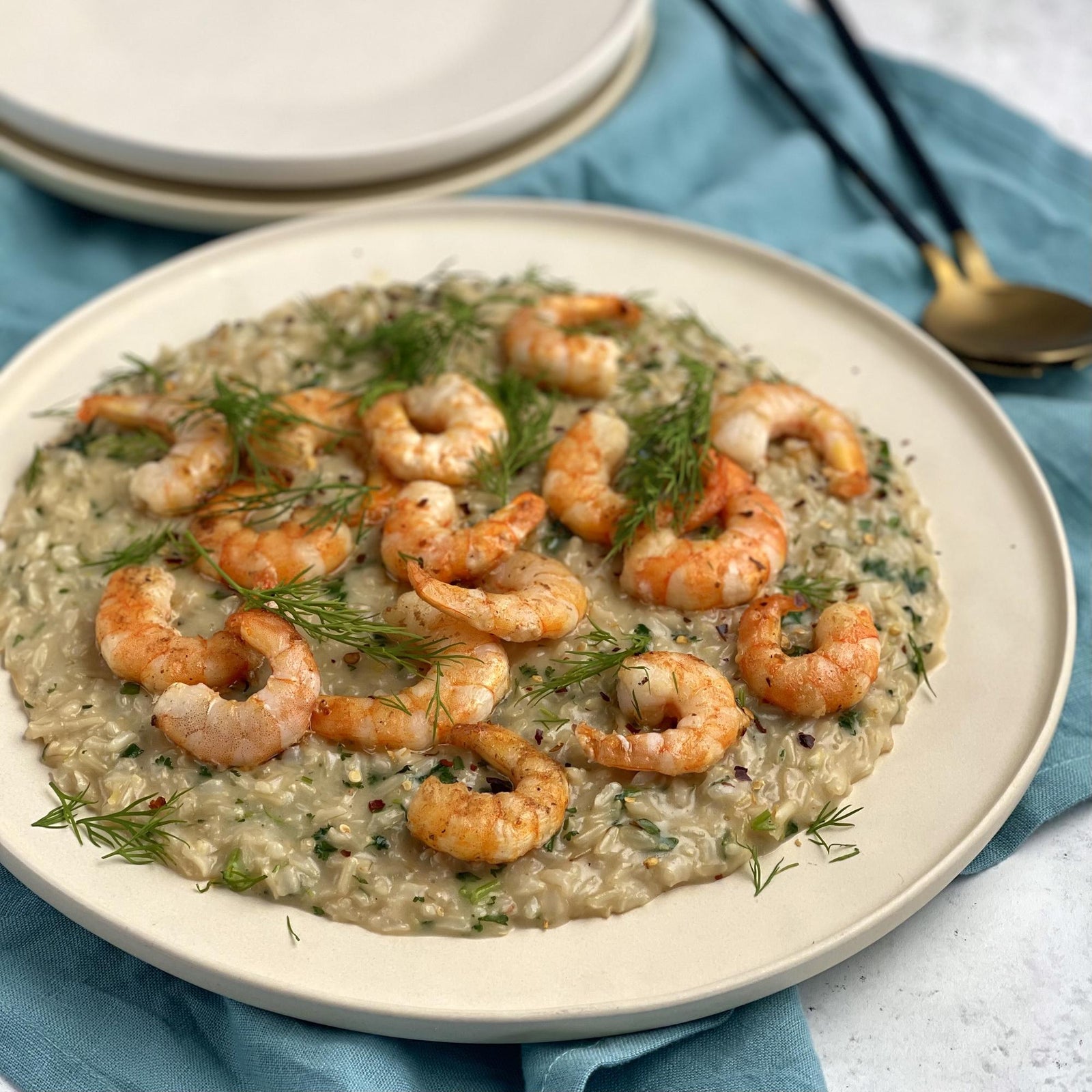 Garnelen-Risotto