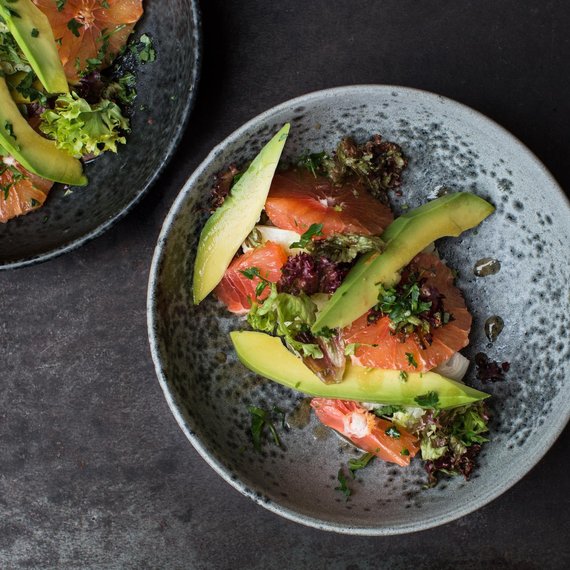 Salat mit Avocado und Grapefruit