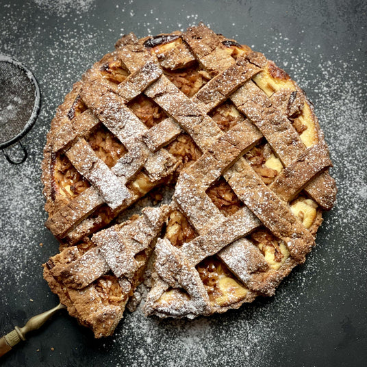 Apfeltorte nach Linzer Art