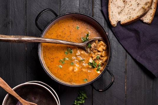Austernpilzsuppe