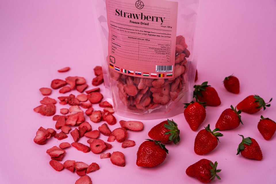 Gefriergetrocknete Erdbeeren 🍓