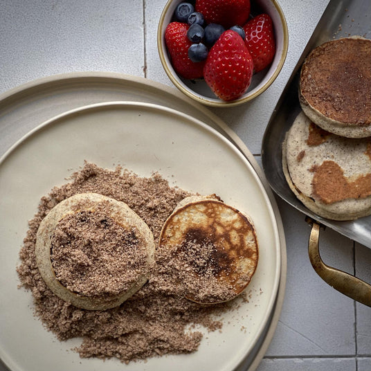 Honig-Zimt-Pfannkuchen