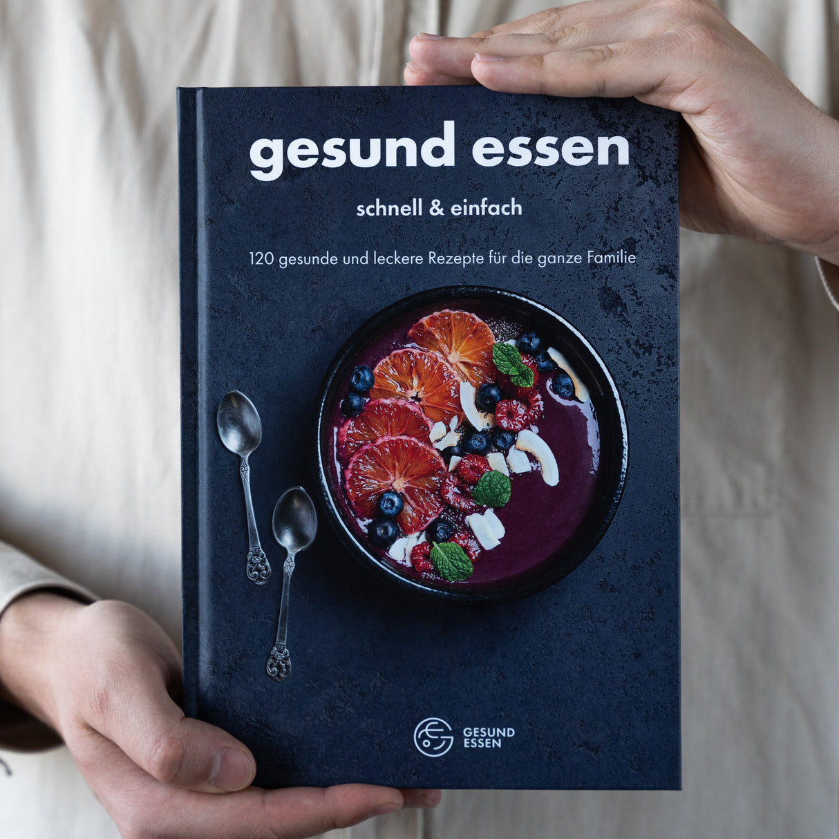 Kochbuchset 3 Kochbücher Gesund essen mit Geschenkbox