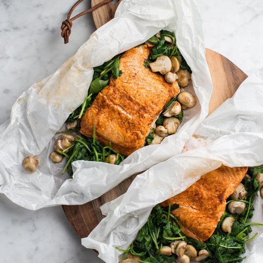 Lachs en Papilotte
