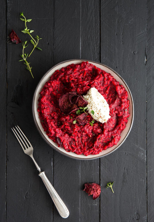 Rote-Bete-Risotto