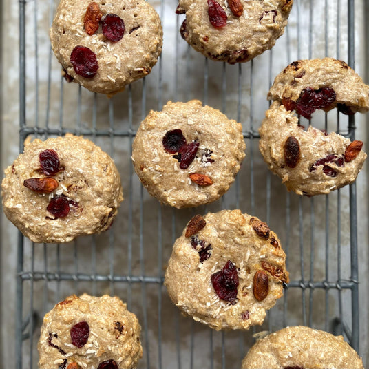 Vollkornkekse mit Goji-Beeren