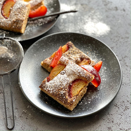 Zwetschgenkuchen mit Mohn