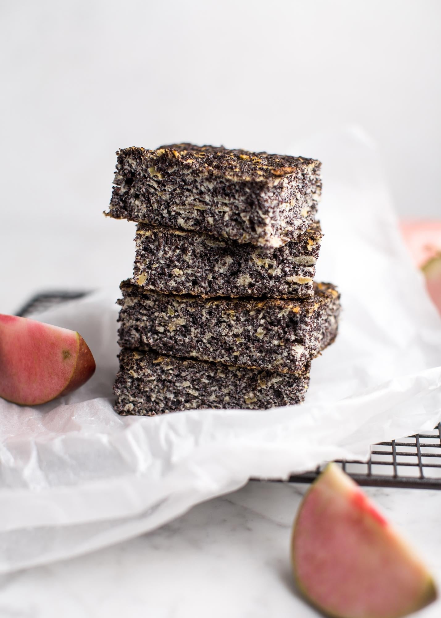 Apfel-Mohn-Schnitten