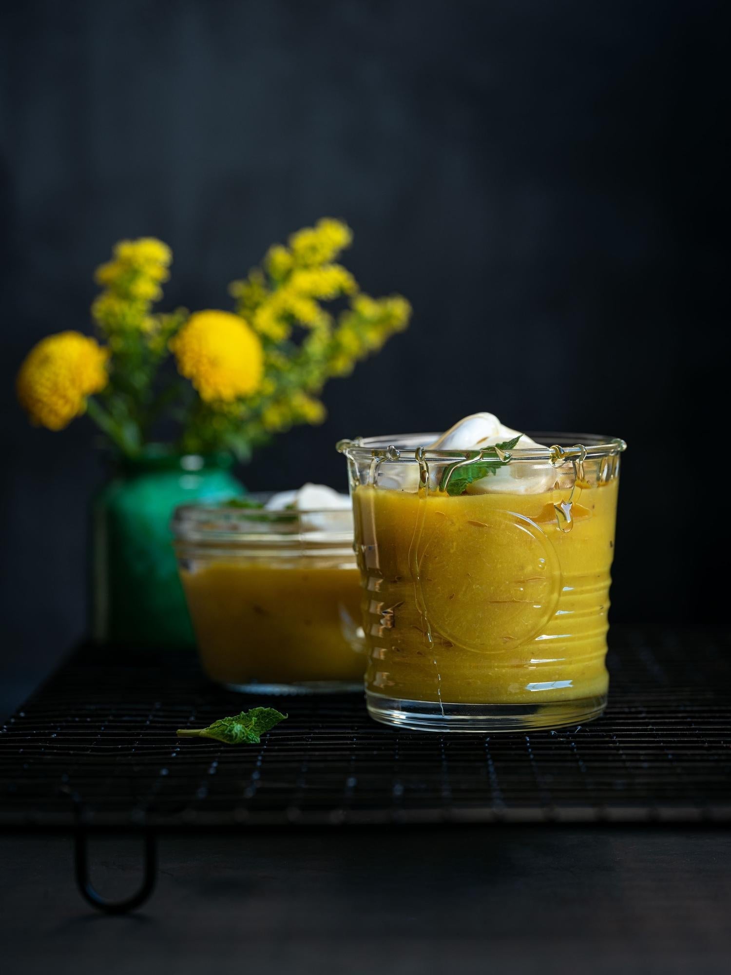 Bananenpudding aus Tofu