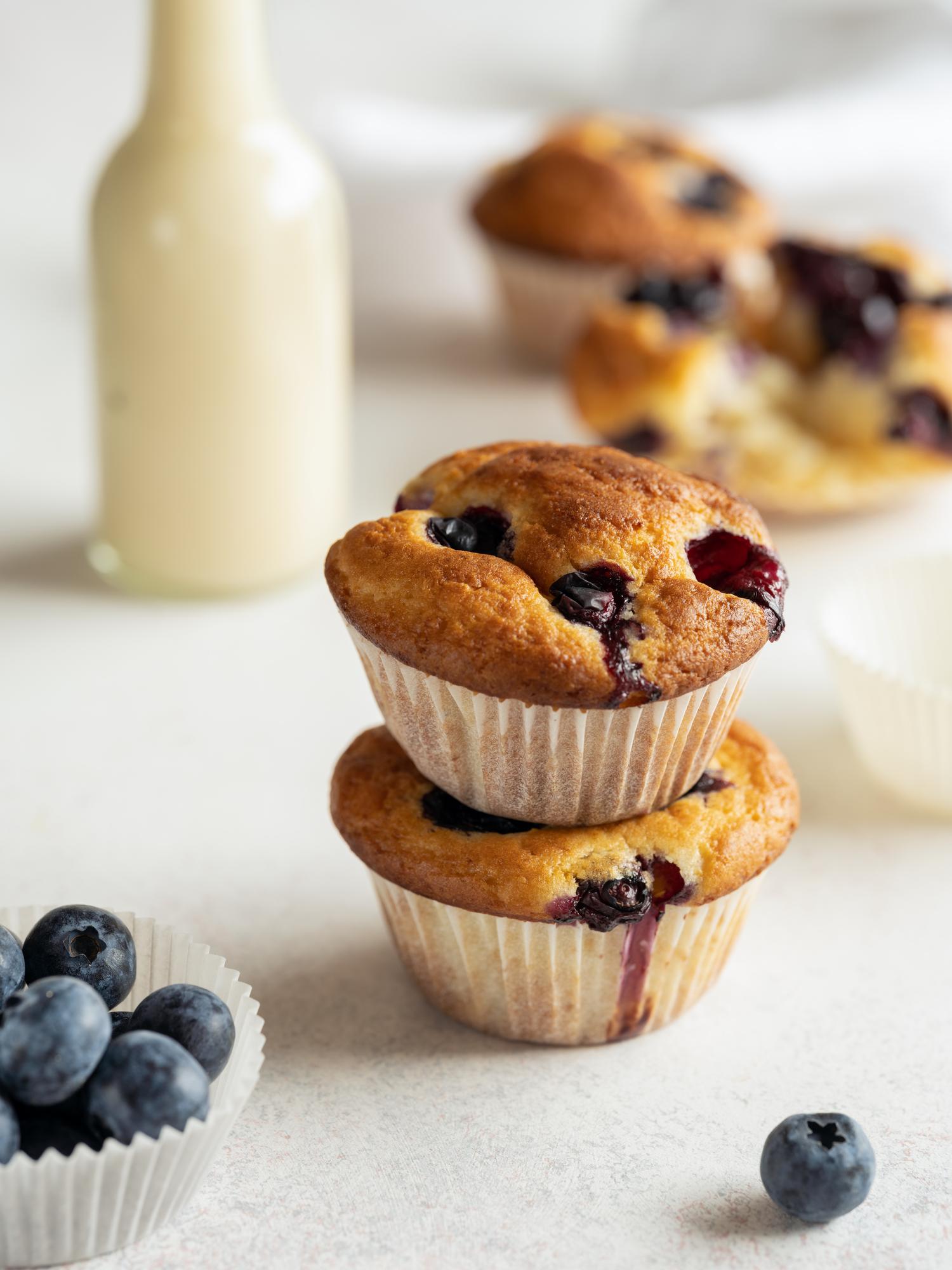 Blaubeer-Muffins mit Joghurt
