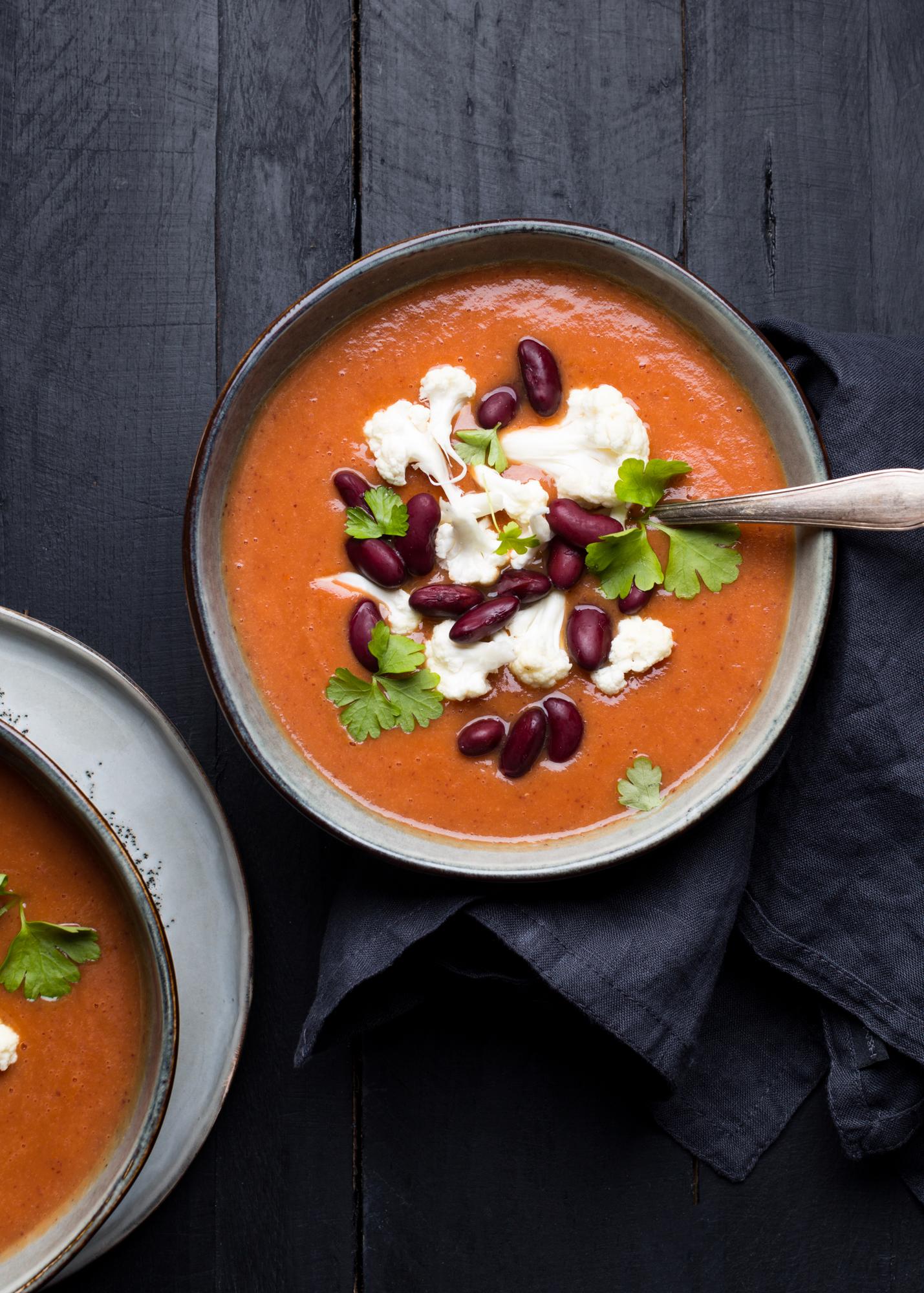 Bohnensuppe mit Gemüse