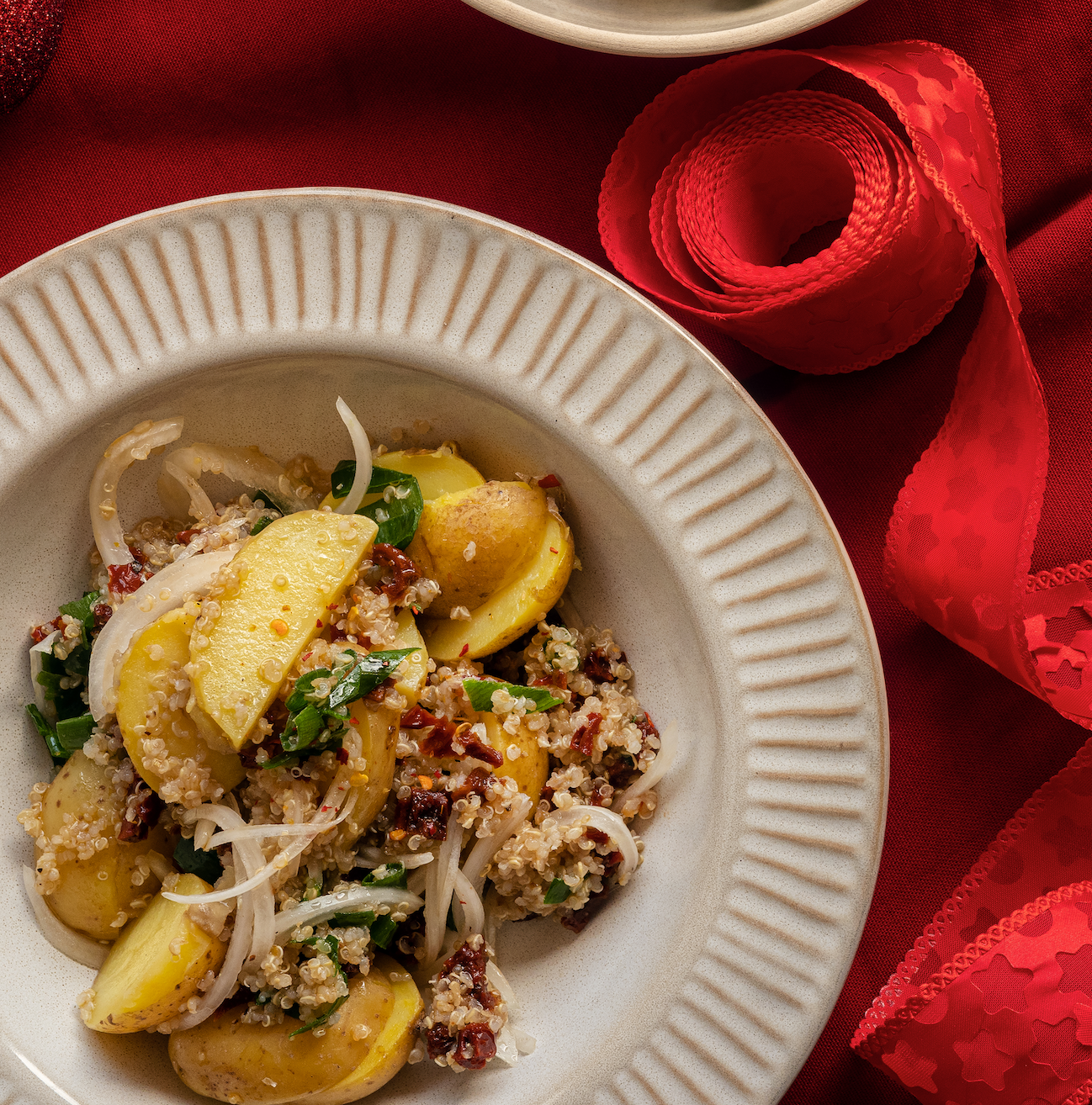 Kartoffelsalat mit Quinoa