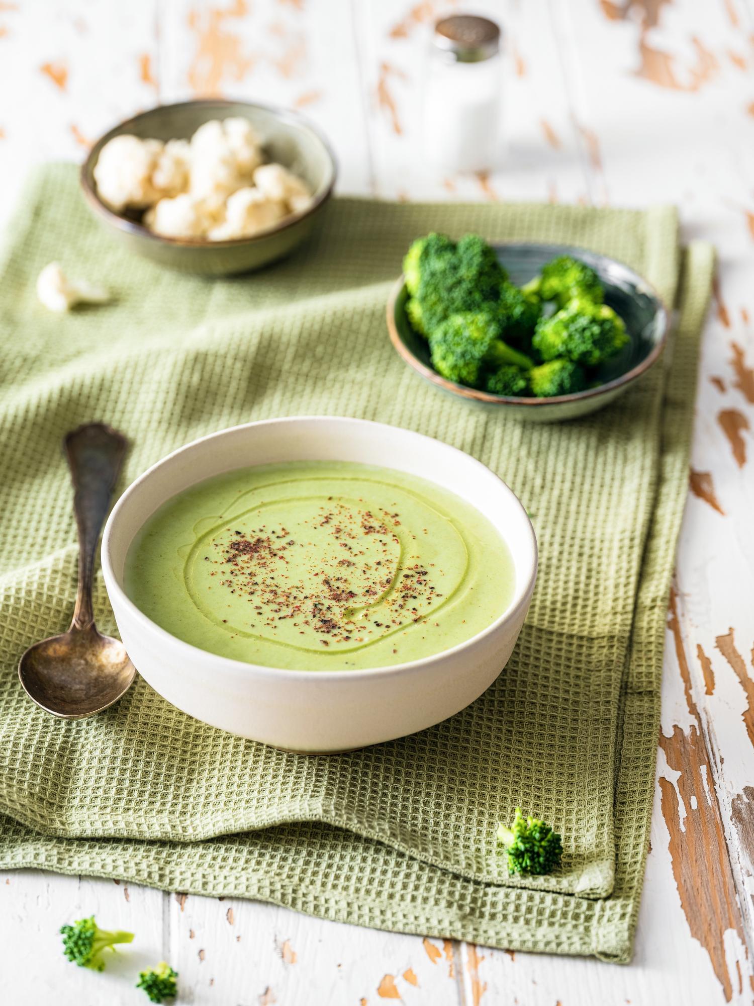 Brokkoli-Blumenkohl-Suppe