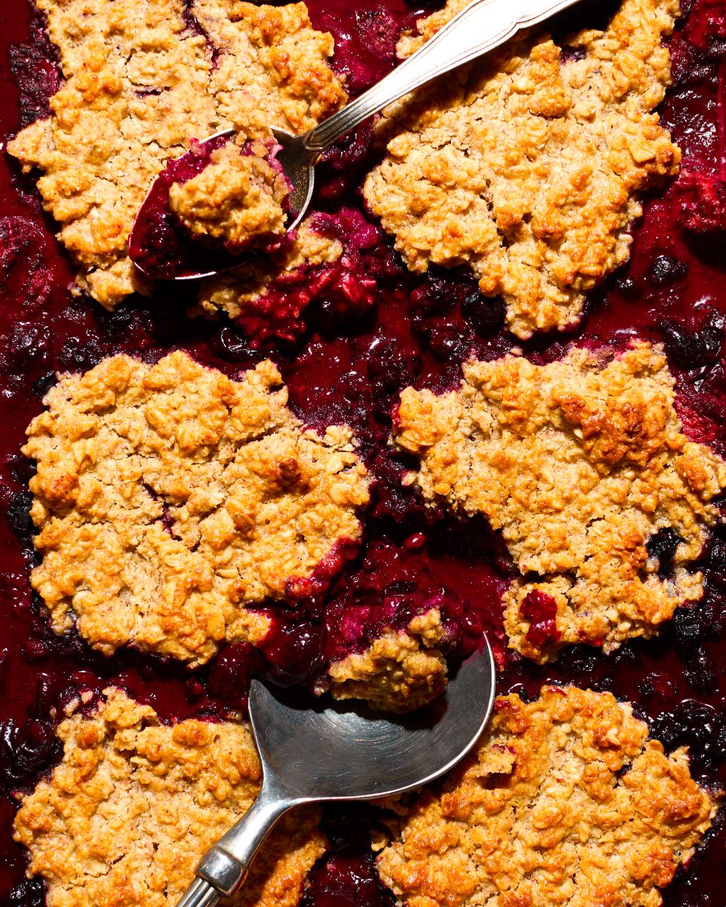 Cobbler mit Waldfrüchten