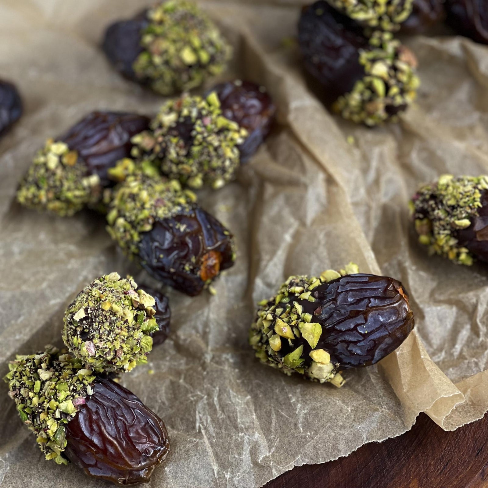 Datteln in Schokolade