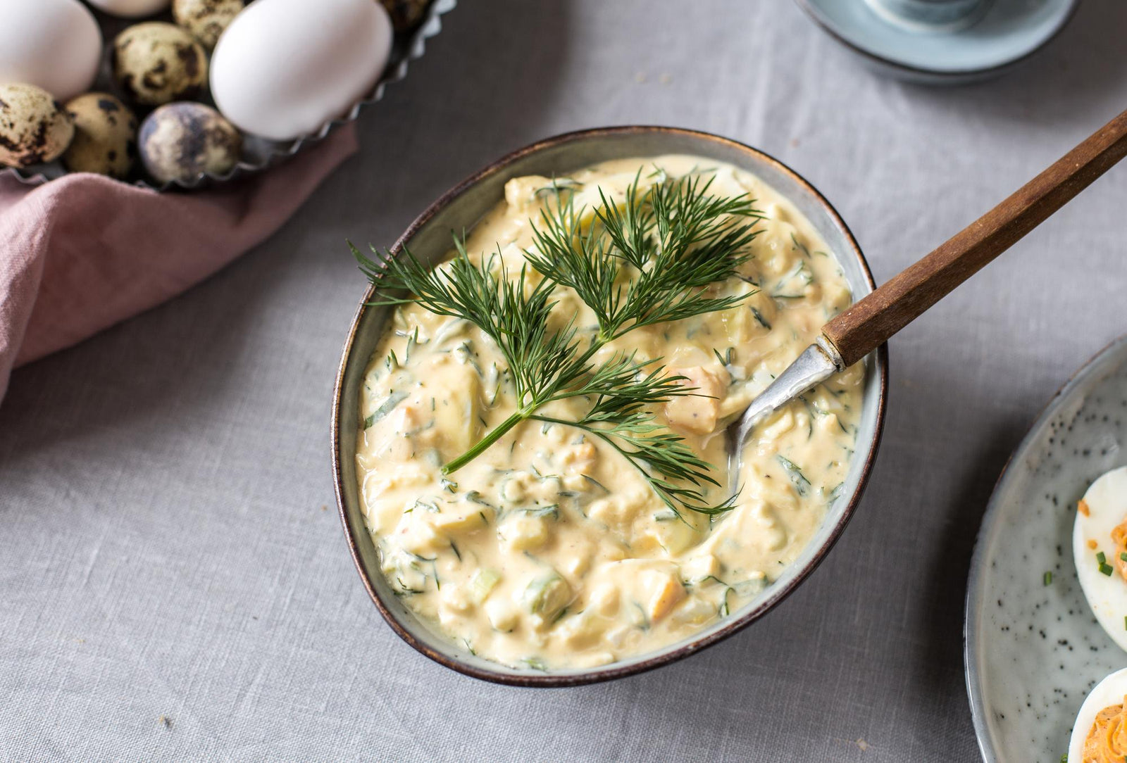 Eiersalat mit Joghurt