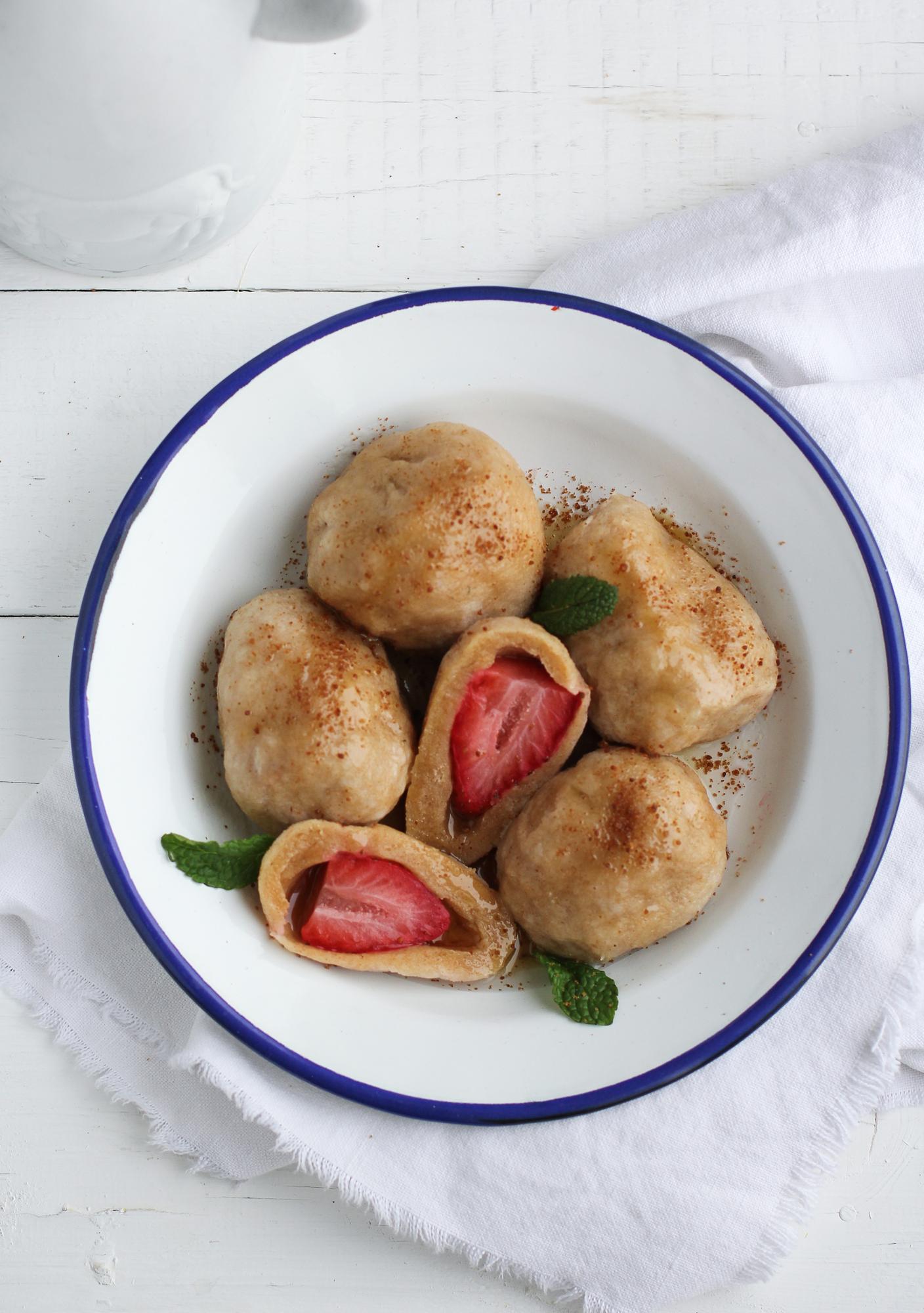 Erdbeerknödel