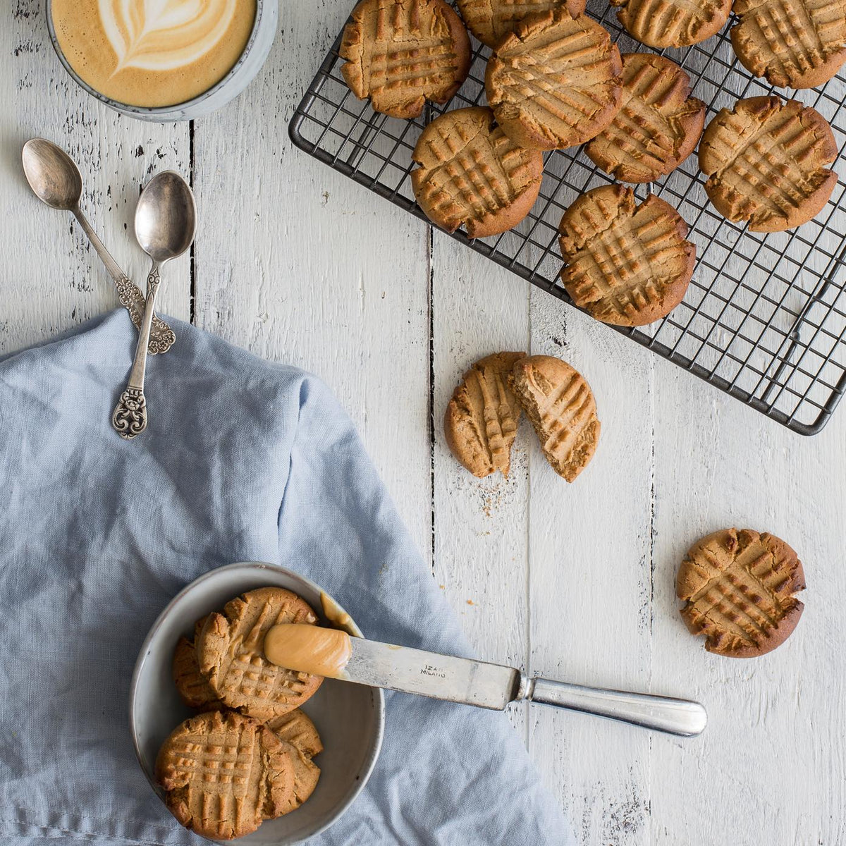 Erdnussbutterkekse