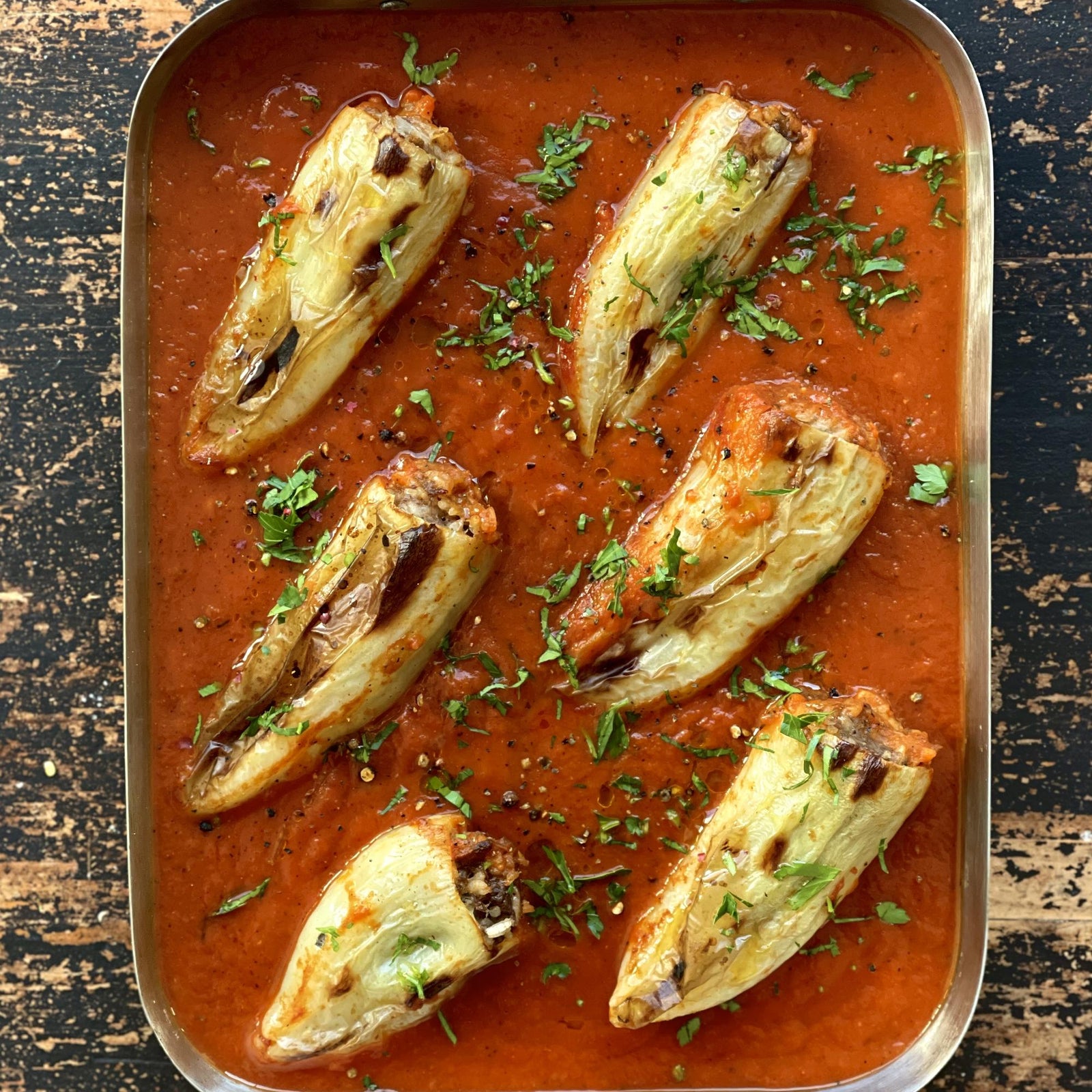 Gefüllte Paprika