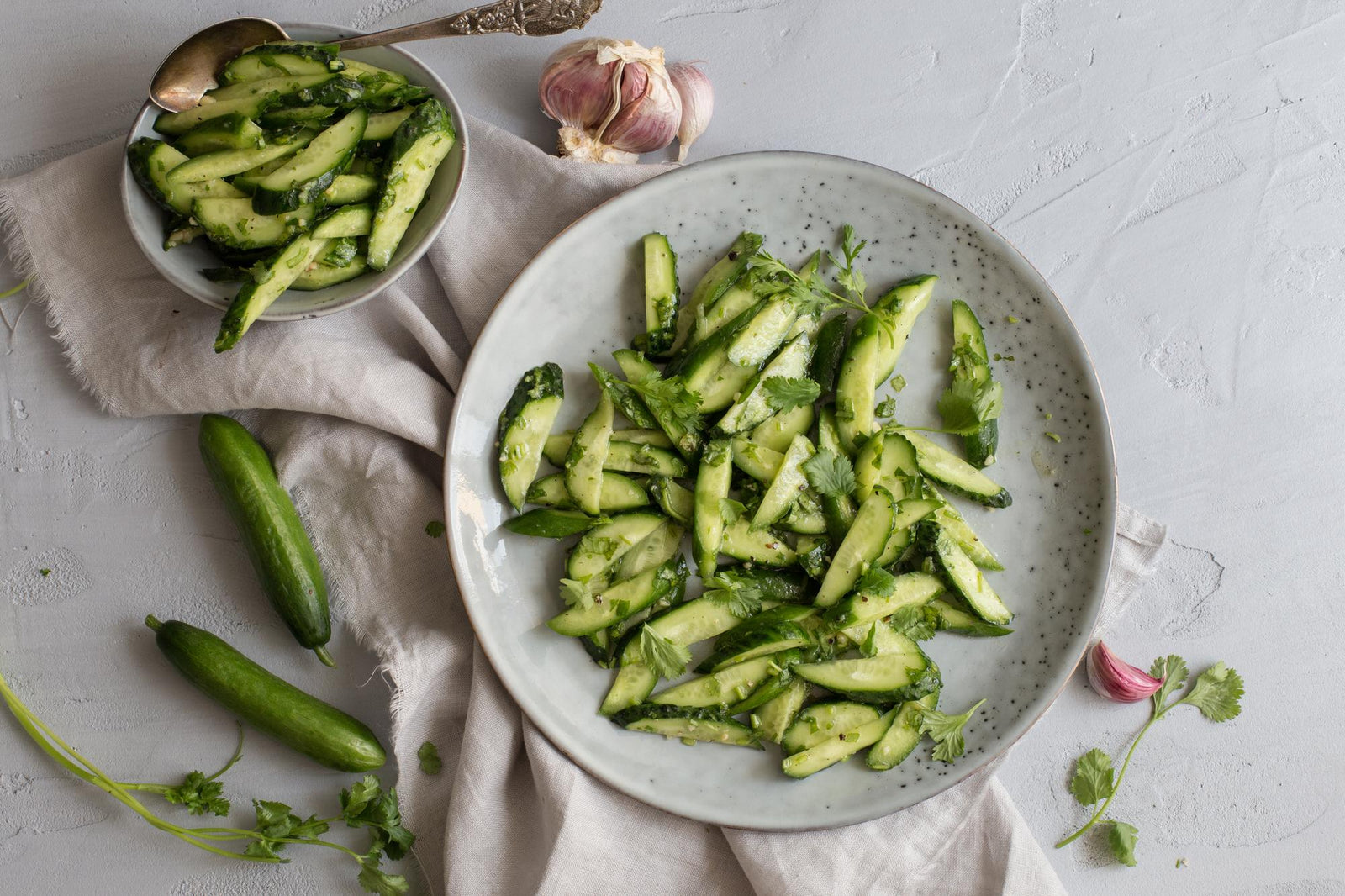 Gurkensalat zum Grillabend