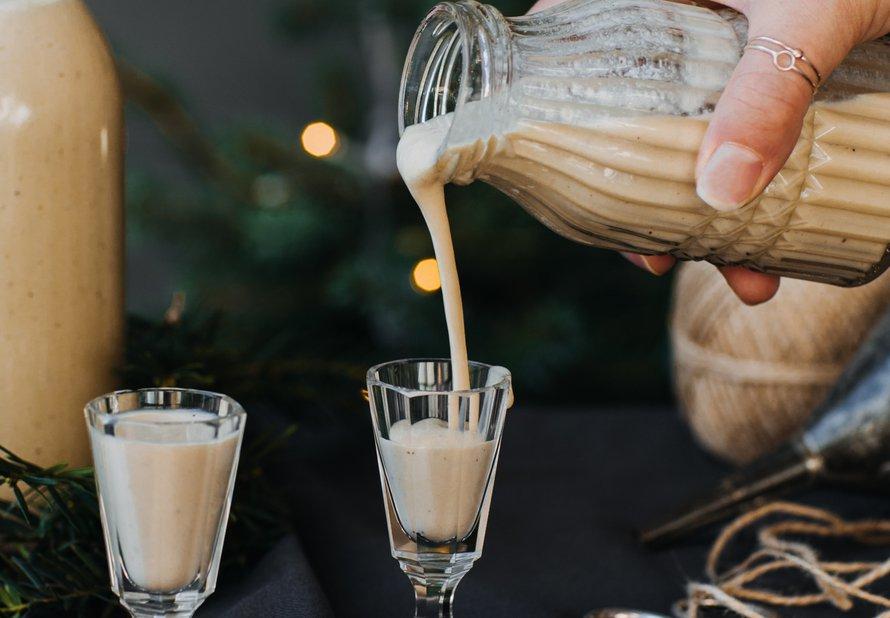 Hausgemachter Eierlikör mit Kokosmilch