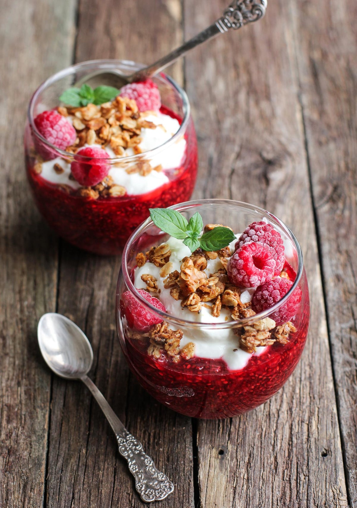 Himbeerparfait