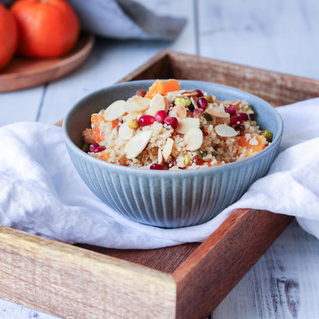 Honig-Couscous mit Mandarinen