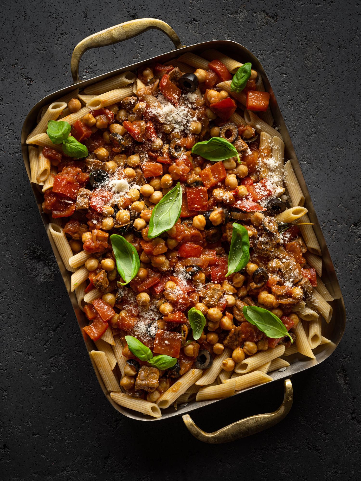 Italienisches Ragout mit Kichererbsen
