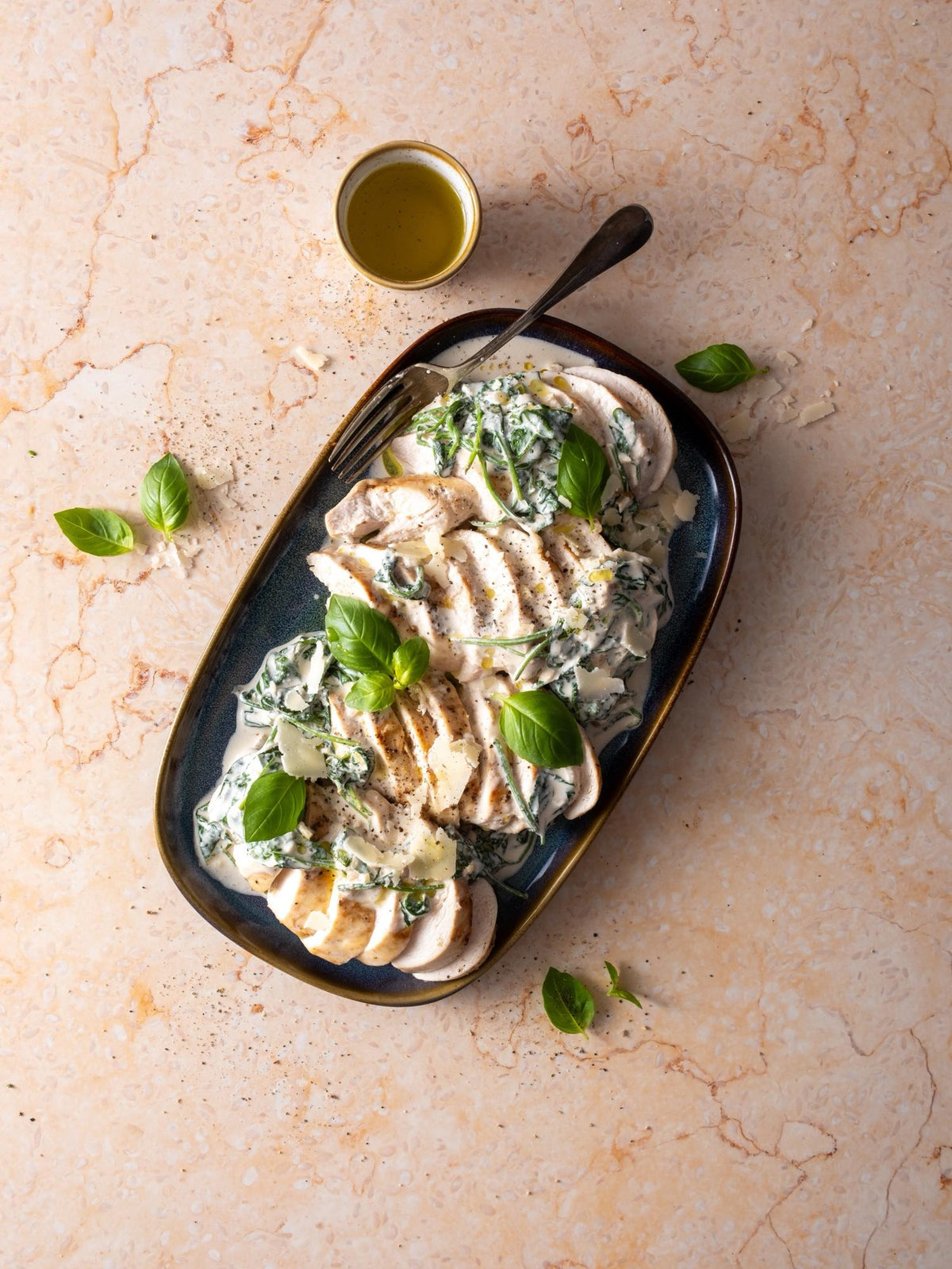 Italienisches Hühnchen Florentine