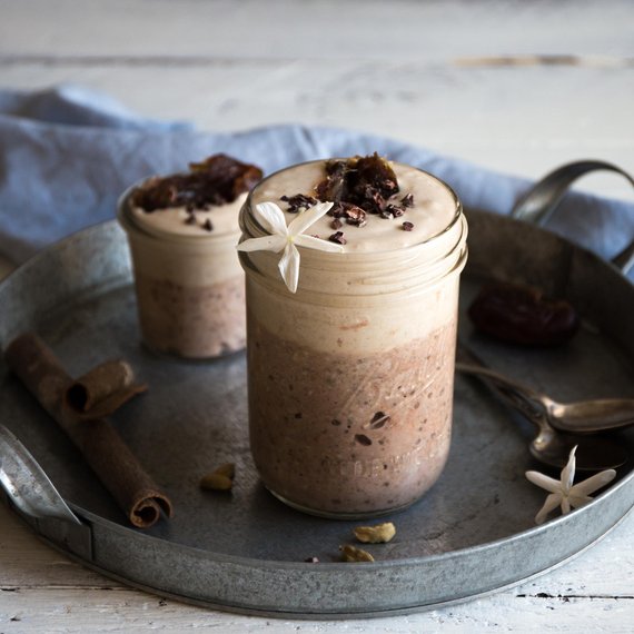 Karotten-Overnight-Oats mit Datteln