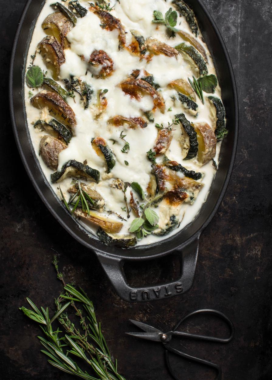 Kartoffel-Zucchini-Auflauf