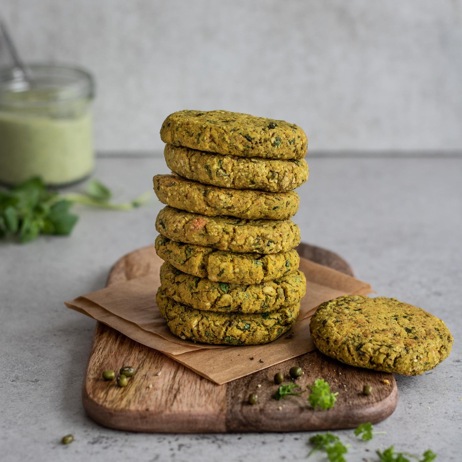 Kartoffelpuffer mit Mungobohnen