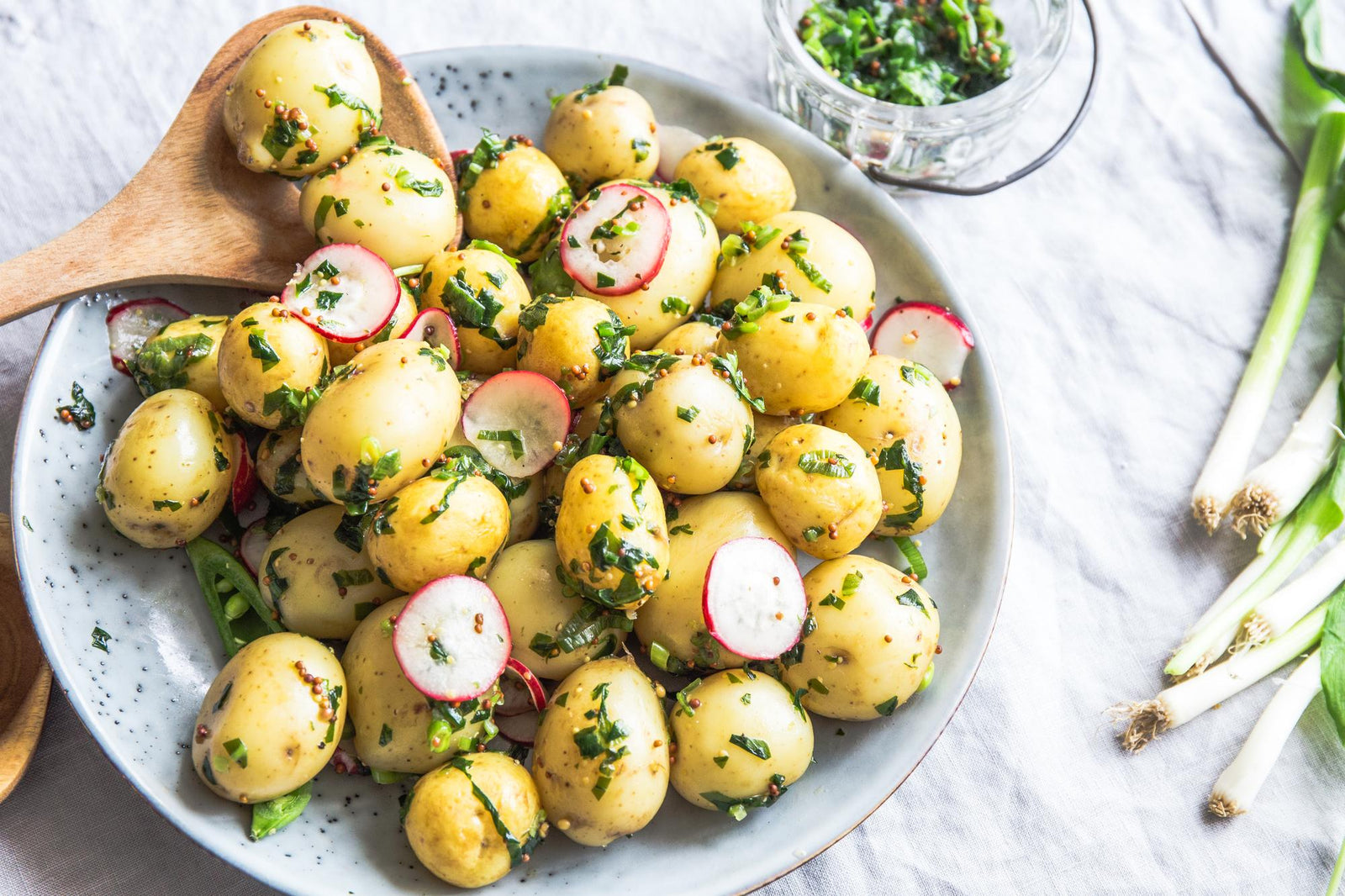 Kartoffelsalat mit Bärlauch