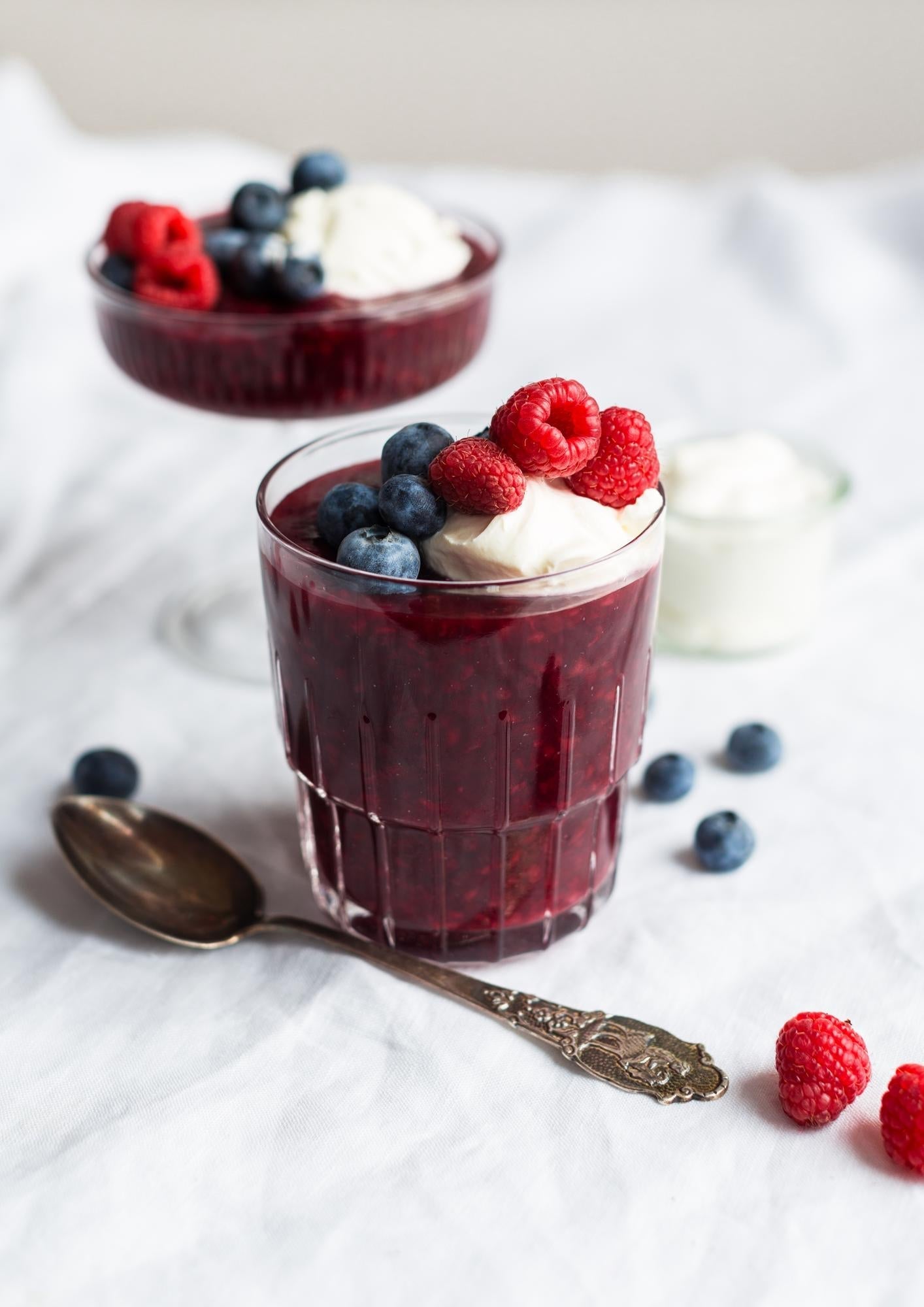 Fruchtgrütze ohne Zucker