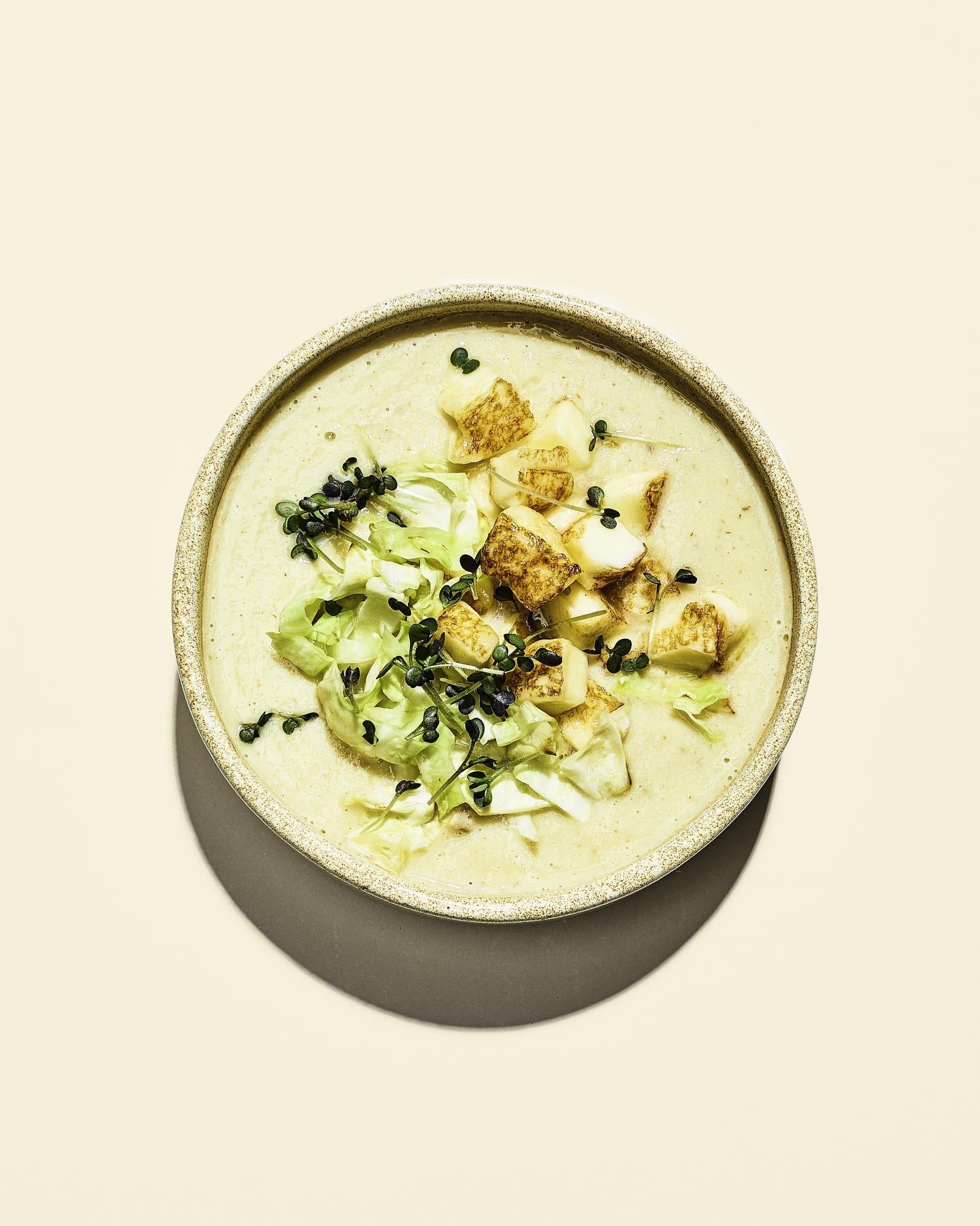 Cremige Weißkohlsuppe