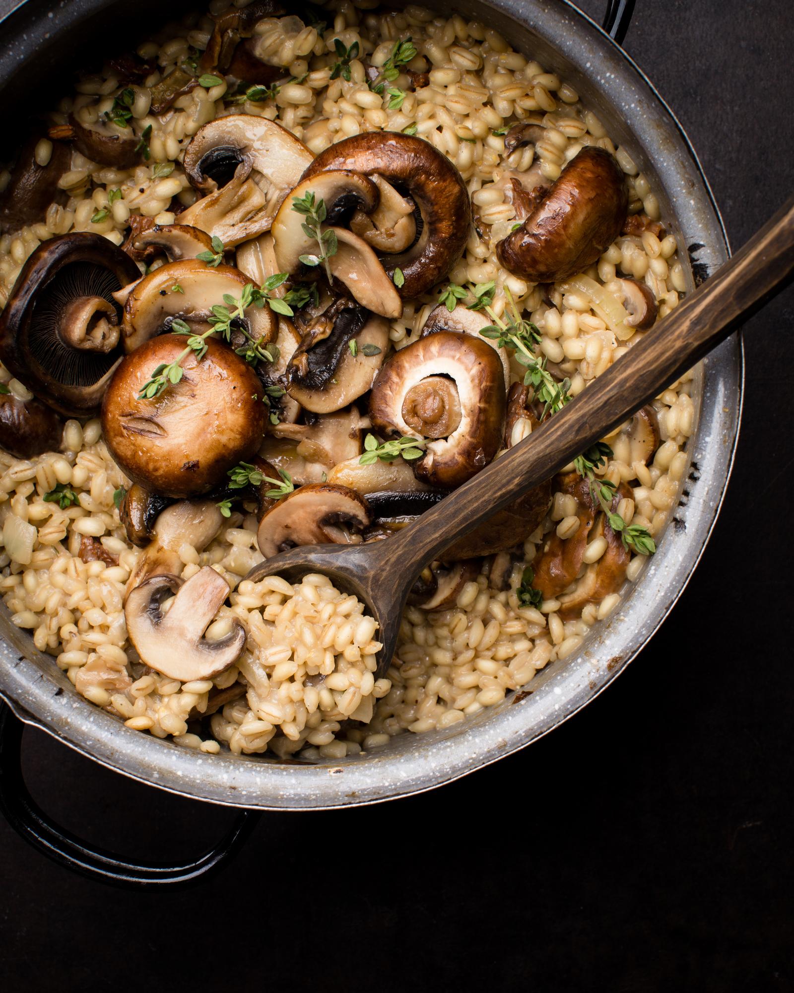 Graupen-Risotto aus dem Ofen