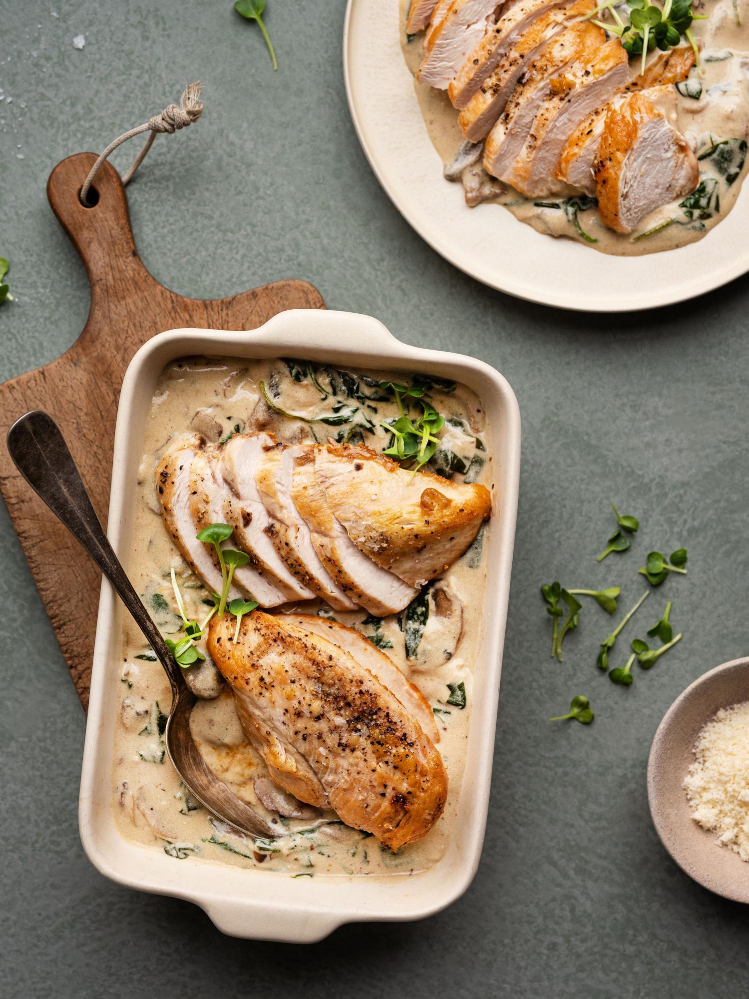 Hähnchen Florentine