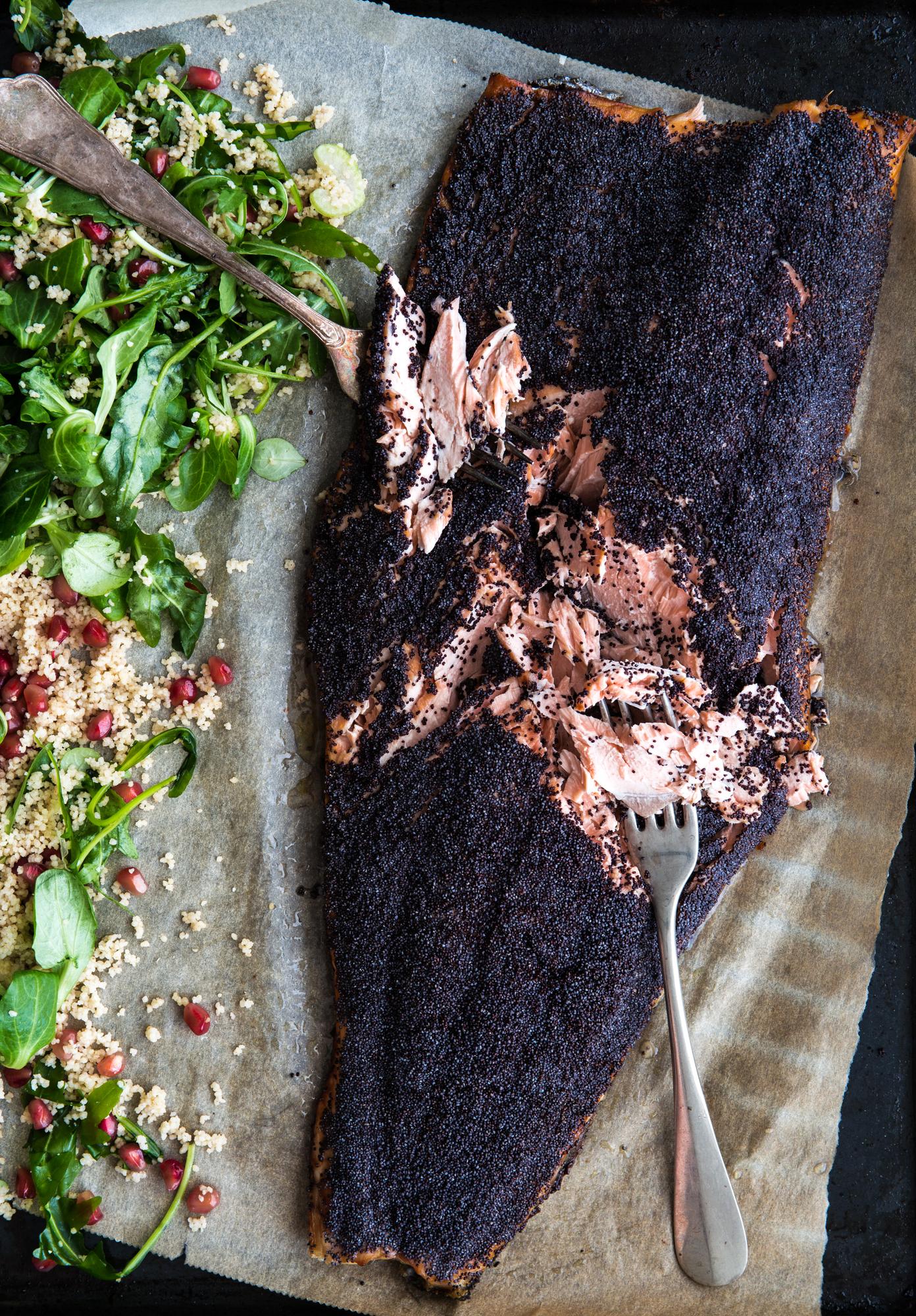 Lachs mit Mohnkruste