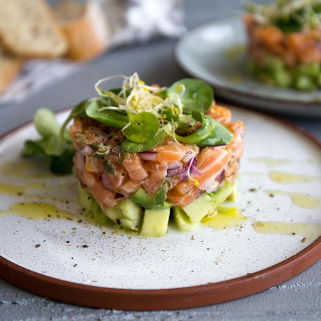 Lachs-Tatar mit Avocado