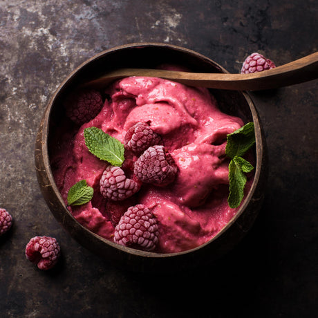 Nice Cream - Bananen-Himbeer-Eis