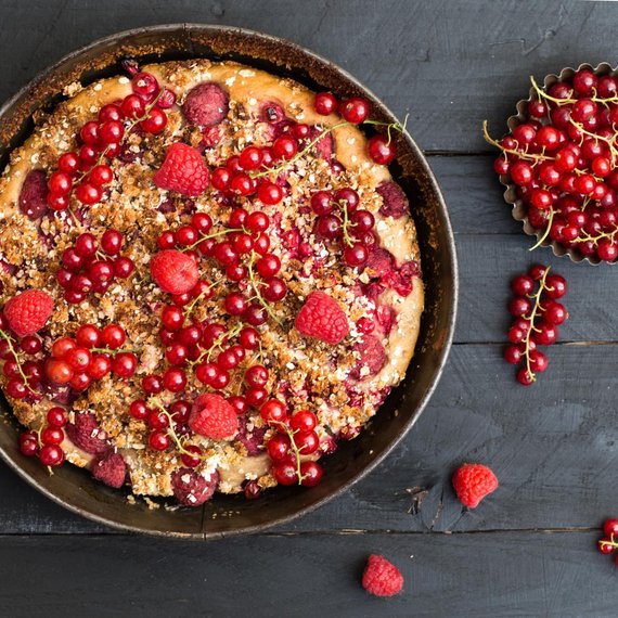 Obstkuchen mit Johannisbeeren
