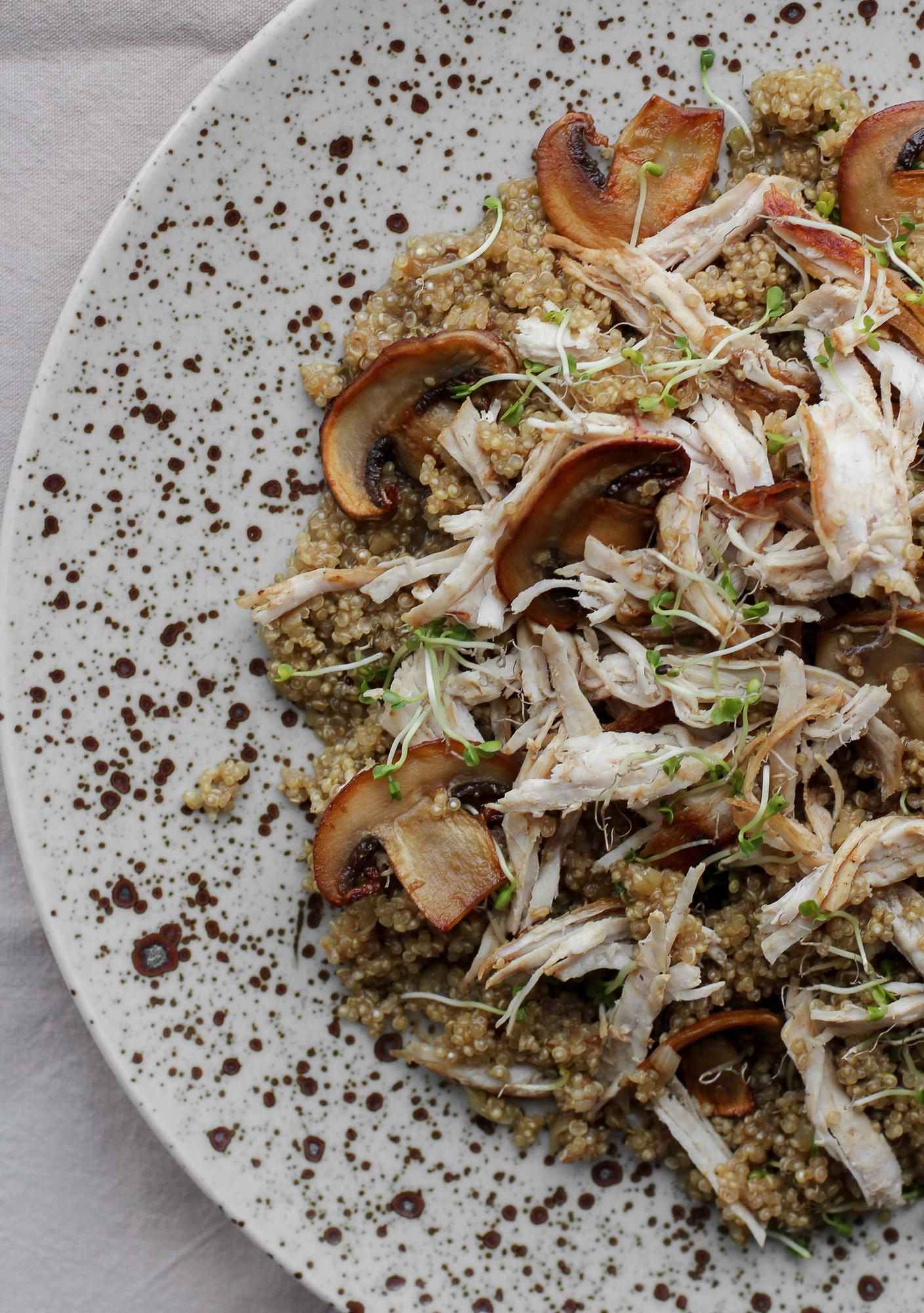 Putenfleisch mit Quinoa