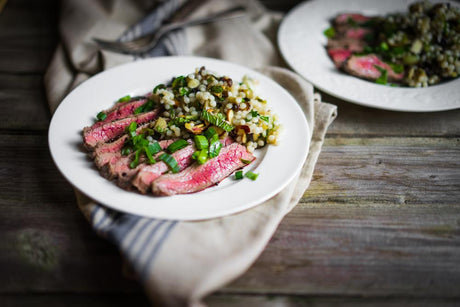 Rindersteak mit Couscous