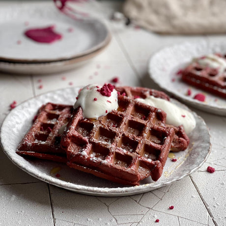 Rote-Bete-Waffeln