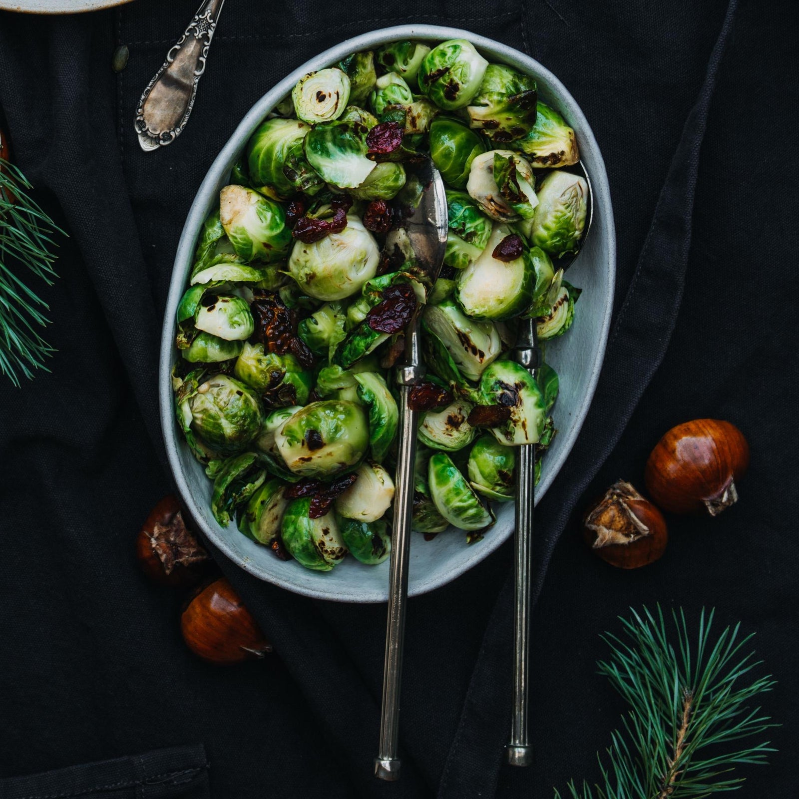 Salat mit Kastanien