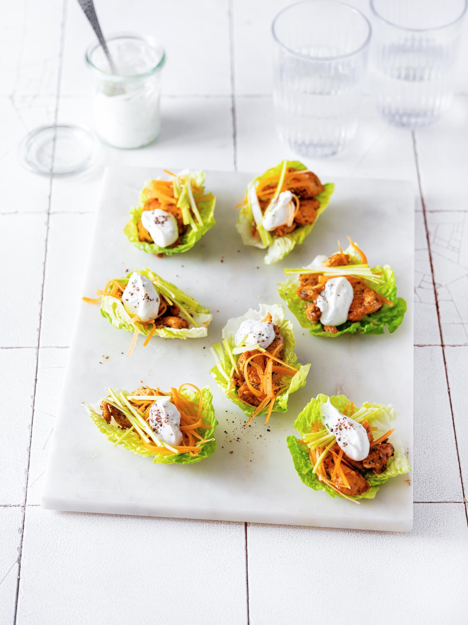 Salat-Schiffchen