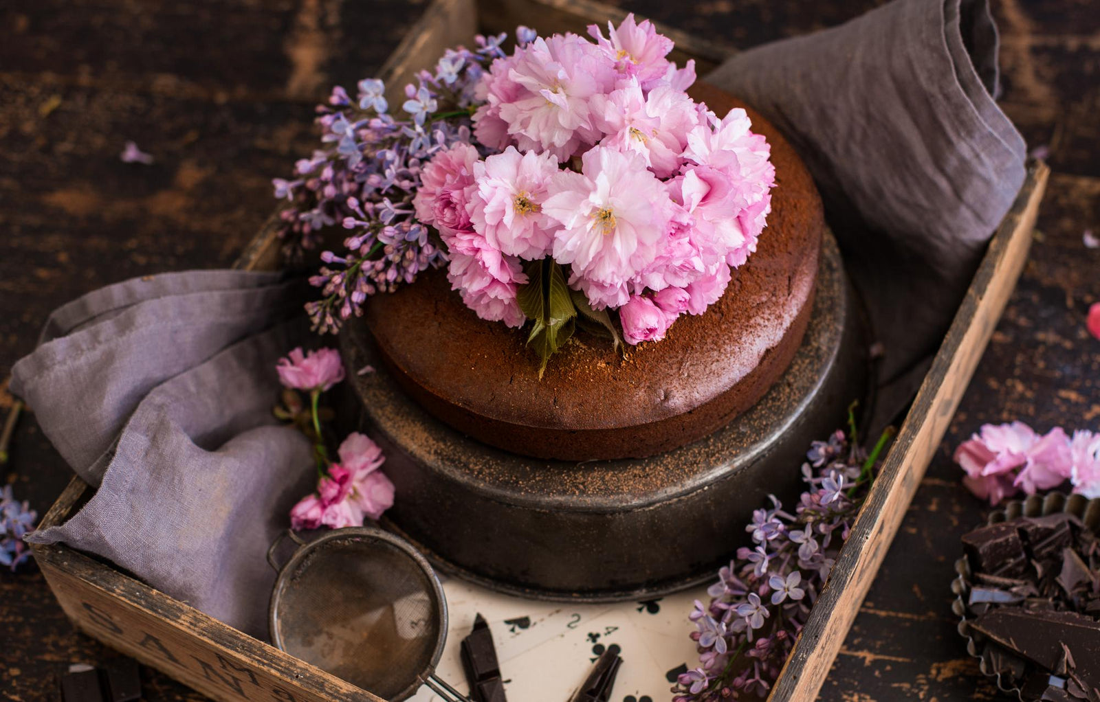 Schokoladenkuchen mit Chili