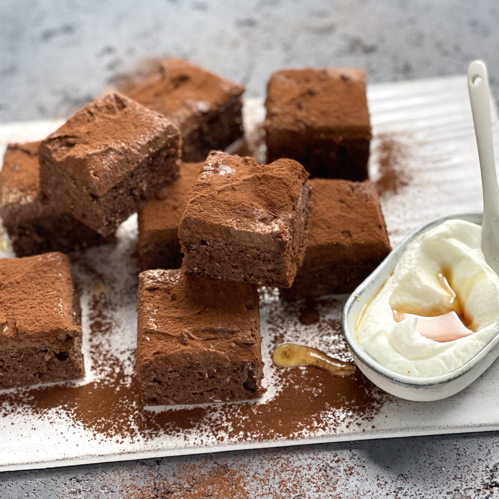Schokoladenkuchen mit Protein