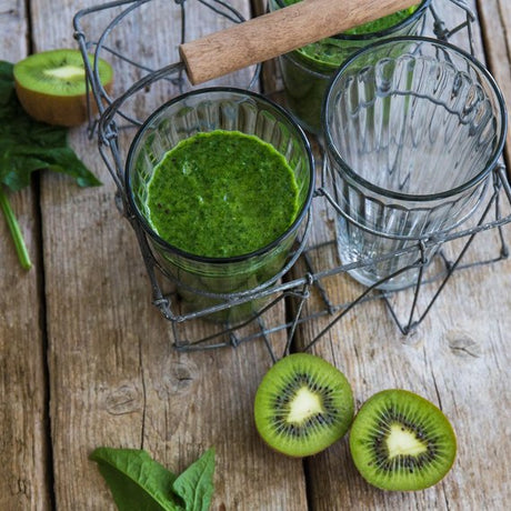 Spinat-Smoothie mit Kiwi