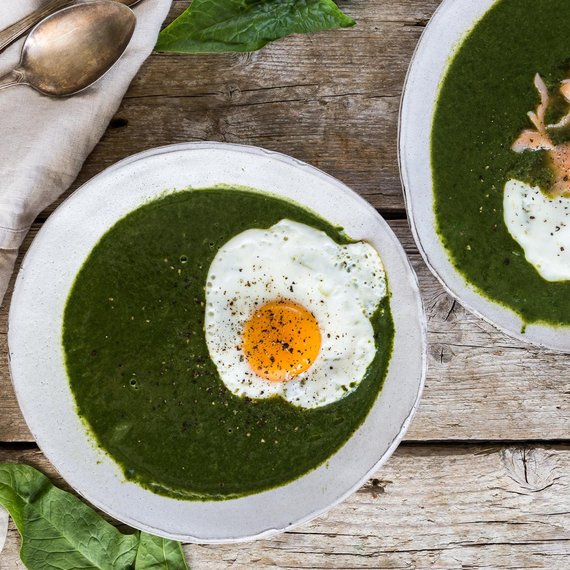 Spinatsuppe